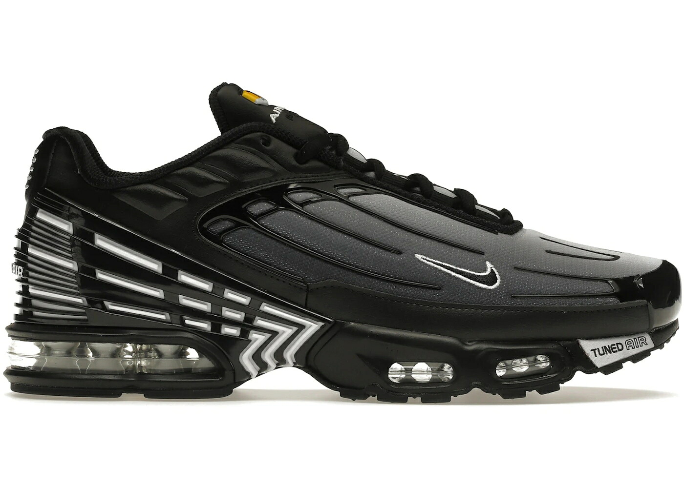 ナイキ マックス 黒いこと 黒いこと 白いこと 白いこと エアマックスプラス スニーカー メンズ NIKE AIR MAX PLUS 3 BLACK WHITE / BLACK BLACK WHITE