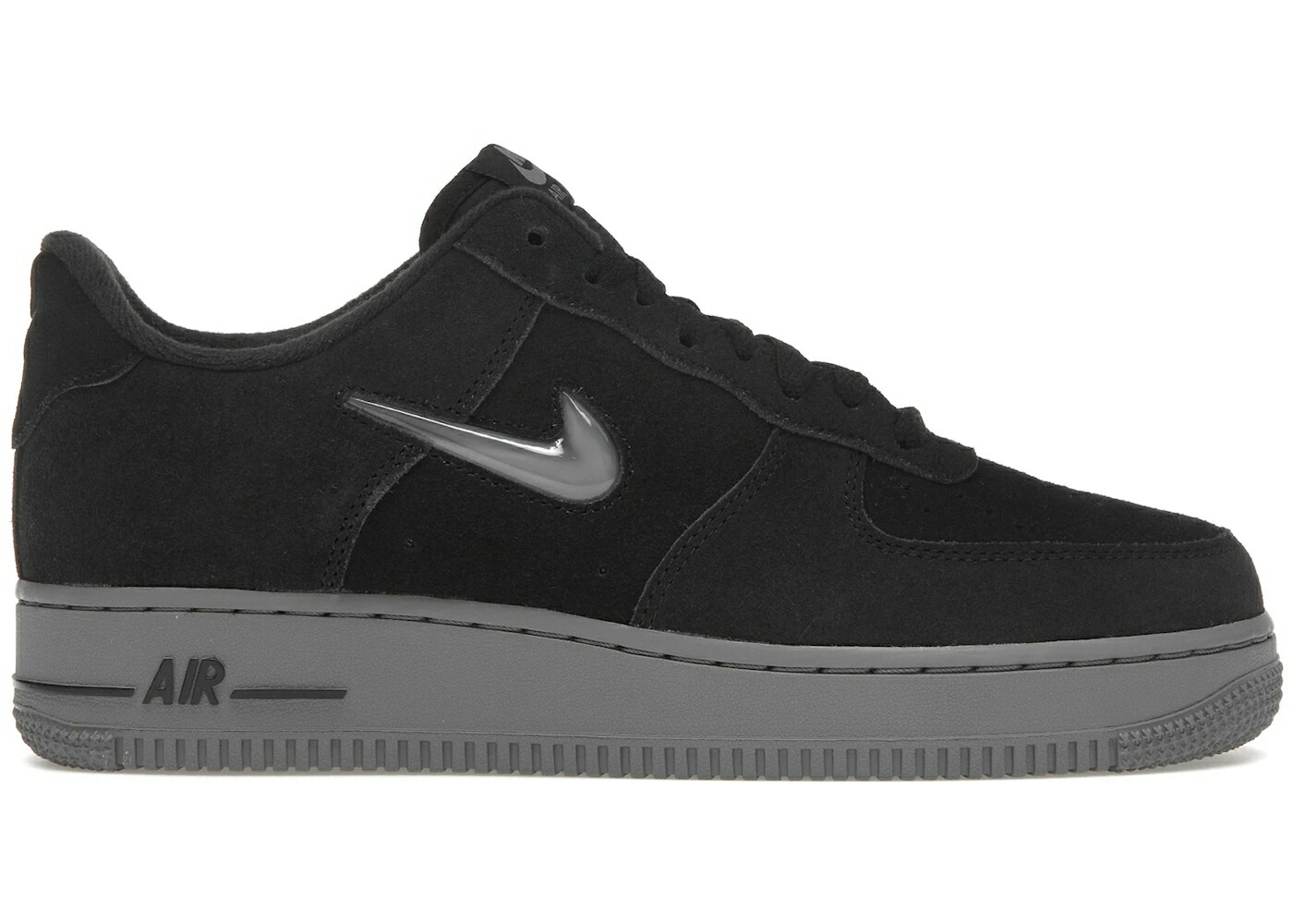 ナイキ 黒色 ブラック クール 灰色 グレー エアフォース '07 スニーカー メンズ NIKE AIR FORCE 1 LOW JEWEL BLACK COOL GREY / BLACK COOL GREY