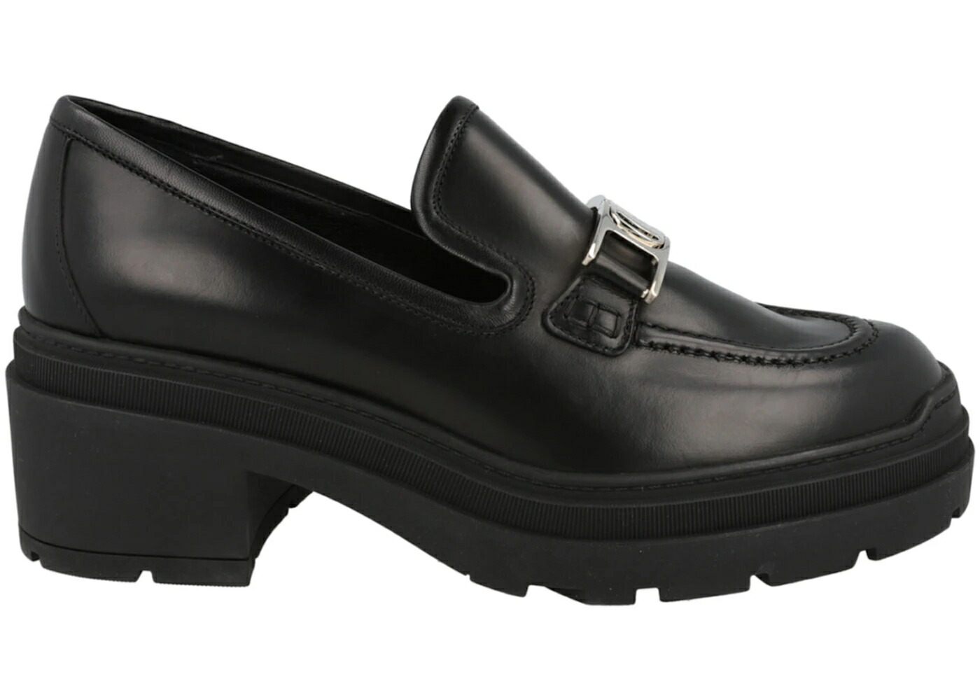 レザー ローファー 黒色 ブラック WOMEN'S スニーカー レディース FERRAGAMO RIDLEY 40 LEATHER LOAFERS BLACK (WOMEN'S) /