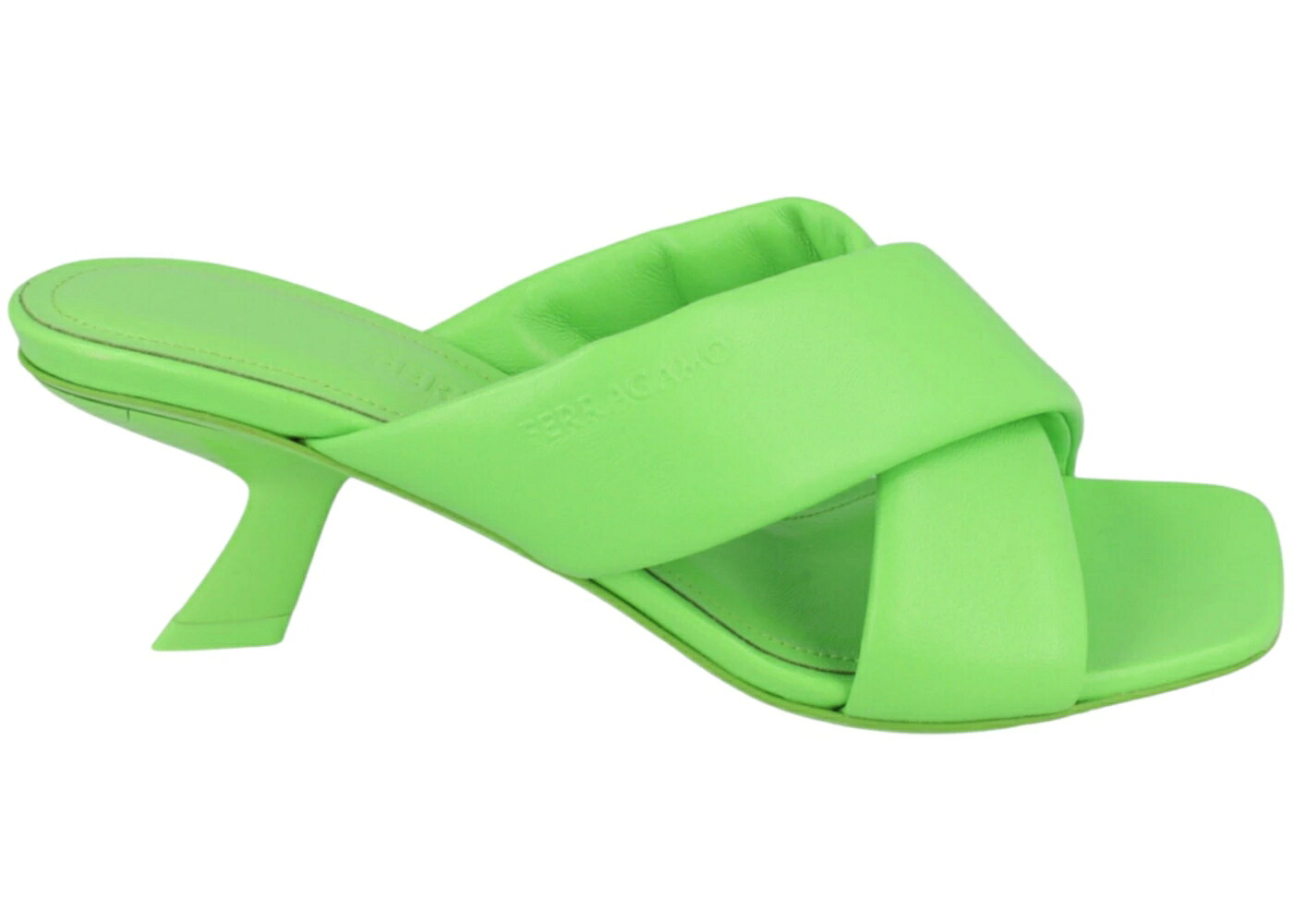 踵 サンダル 緑 緑であること WOMEN\u0027S スニーカー レディース FERRAGAMO ALDURA HEEL SANDALS GREEN (WOMEN\u0027S) / スニーカー-靴