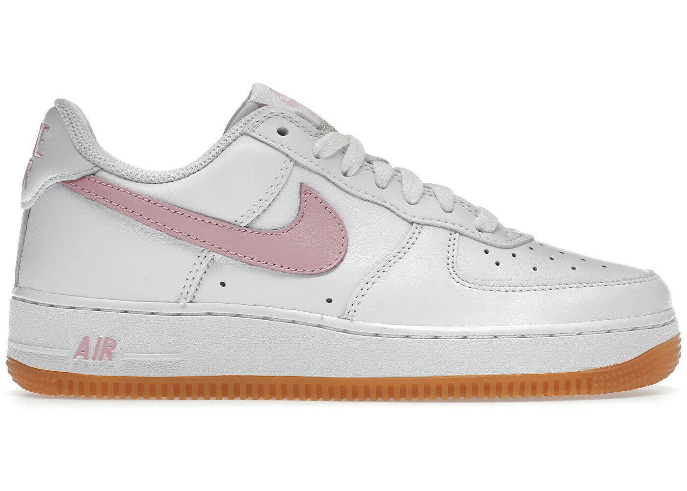 ナイキ ピンク 白色 ホワイト 黄色 イエロー エアフォース 07 スニーカー メンズ NIKE AIR FORCE 1 LOW RETRO COLOR OF THE MONTH PINK GUM / WHITE PINK GUM YELLOW METALLIC