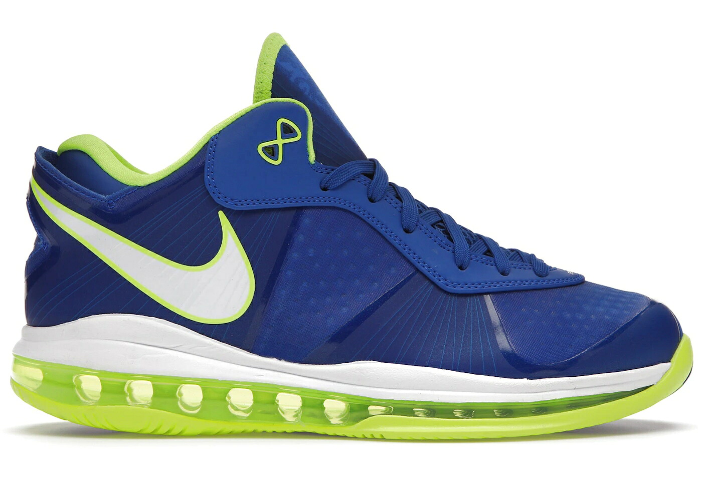 ナイキ レブロン 白いこと 白いこと スニーカー メンズ NIKE LEBRON 8 V2 LOW SPRITE (2021) / ROYAL VOLT WHITE