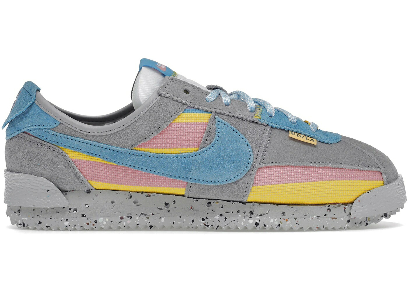 ナイキ コルテッツ ユニオン 灰色 グレー 青色 ブルー ピンク 黄色 イエロー スニーカー メンズ NIKE CORTEZ UNION LIGHT SMOKE / GREY BLUE PINK YELLOW