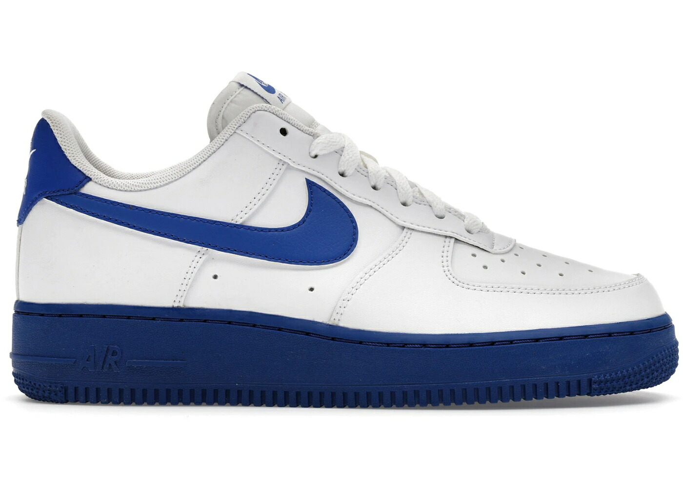 ナイキ 白色 ホワイト 青色 ブルー エアフォース スニーカー メンズ NIKE AIR FORCE 1 LOW 07 WHITE ROYAL / WHITE ROYAL BLUE