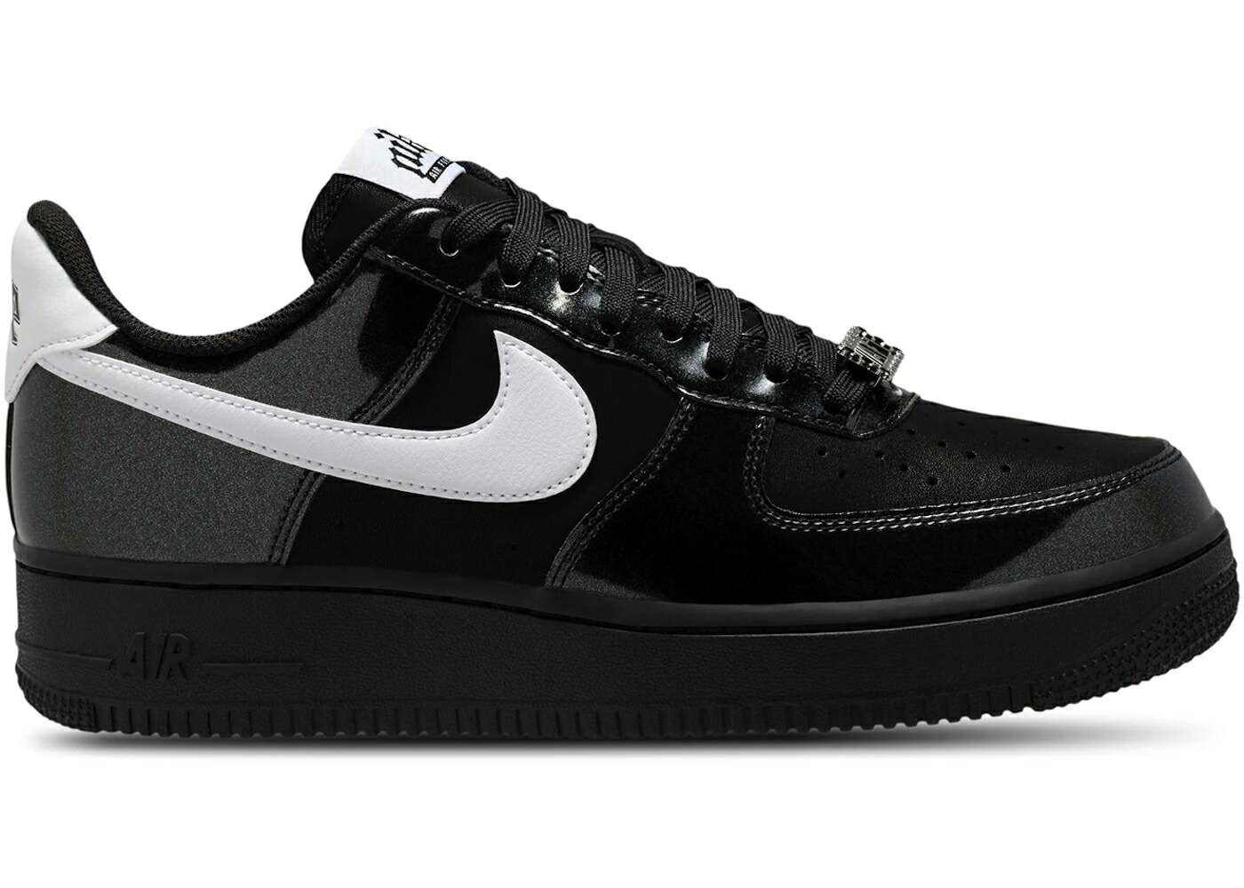 ナイキ 黒いこと 黒いこと 白いこと 白いこと 空軍 \u002707 スニーカー メンズ NIKE AIR FORCE 1 LOW LV8 GLAM ROCK BLACK WHITE / BLACK WHITE