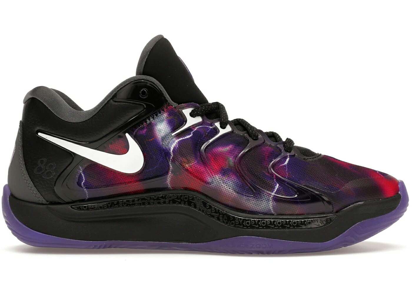 ナイキ メトロ 黒色 ブラック 白色 ホワイト 紫 バイオレット スニーカー メンズ NIKE KD 17 NRG METRO BOOMIN / BLACK WHITE ATOMIC VIOLET HYPER