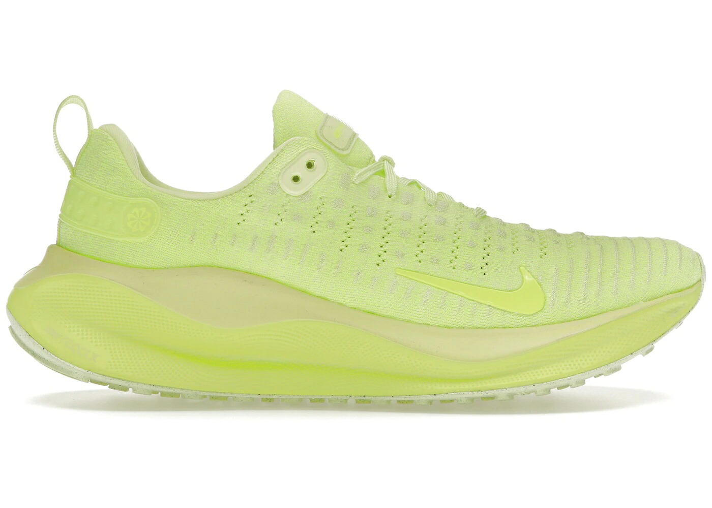 ナイキ 幽客 黒いこと 黒いこと スニーカー メンズ NIKE REACTX INFINITY RUN 4 VOLT / VOLT BLACK BARELY VOLT