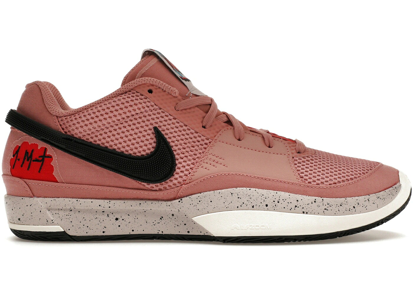 ナイキ 赤 赤いこと スニーカー メンズ NIKE JA 1 BITE / RED STARDUST UNIVERSITY RED SAIL