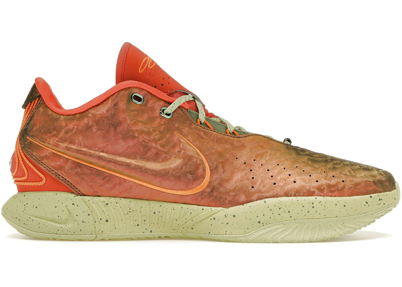ナイキ レブロン ゴールド スニーカー メンズ NIKE LEBRON 21 QUEEN CONCH / EMBER GLOW ELEMENTAL GOLD