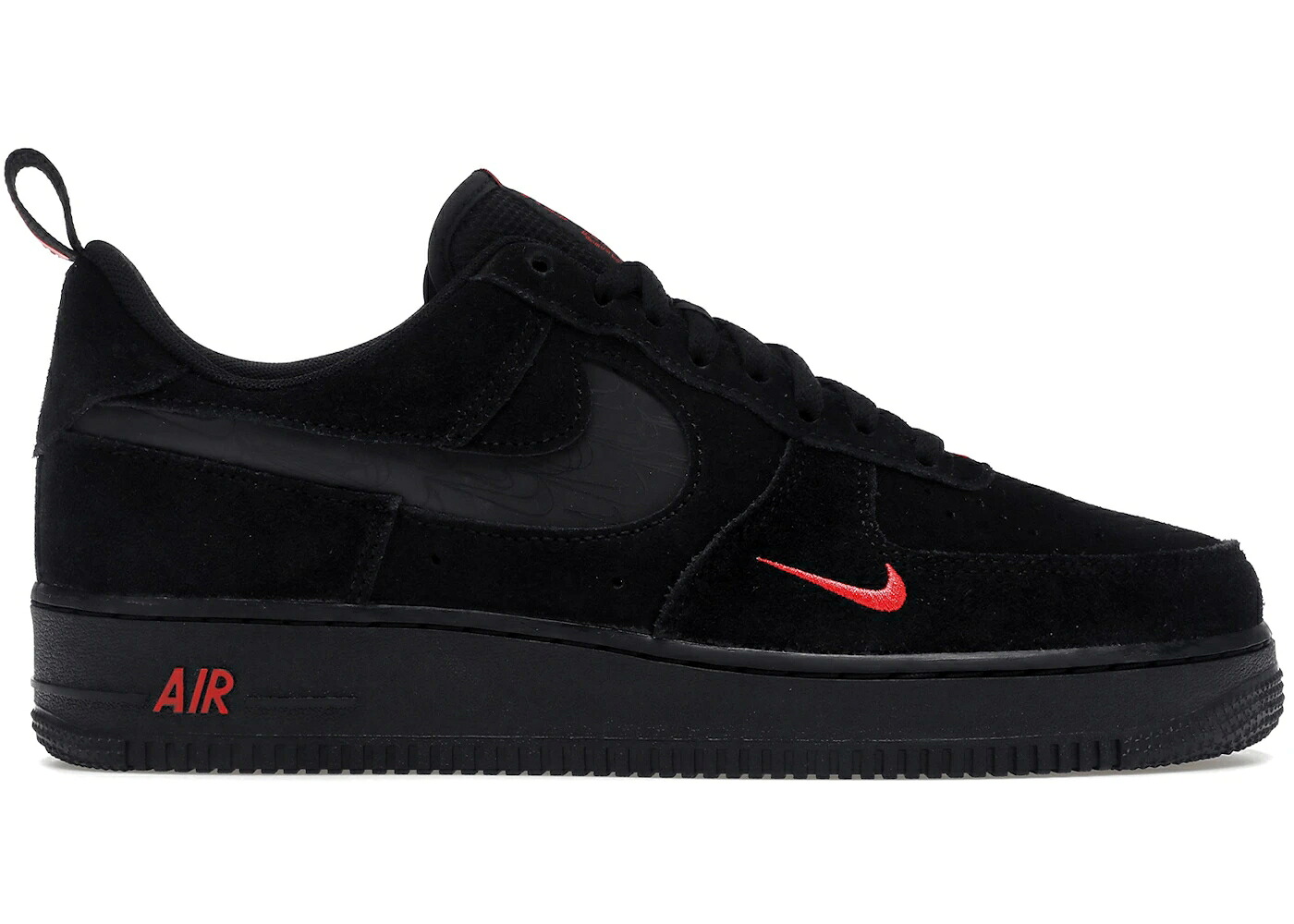 ナイキ 黒いこと 黒いこと クリムゾン 空軍 スニーカー メンズ NIKE AIR FORCE 1 LOW MULTI-SWOOSH BLACK CRIMSON / BLACK BLACK LIGHT CRIMSON