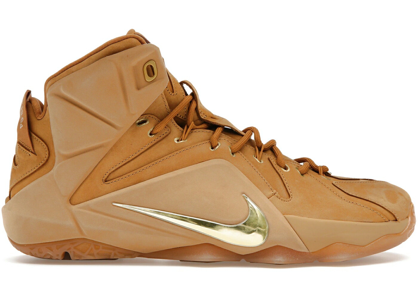 ナイキ レブロン ウィート ゴールド スニーカー メンズ NIKE LEBRON 12 EXT WHEAT / WHEAT METALLIC GOLD