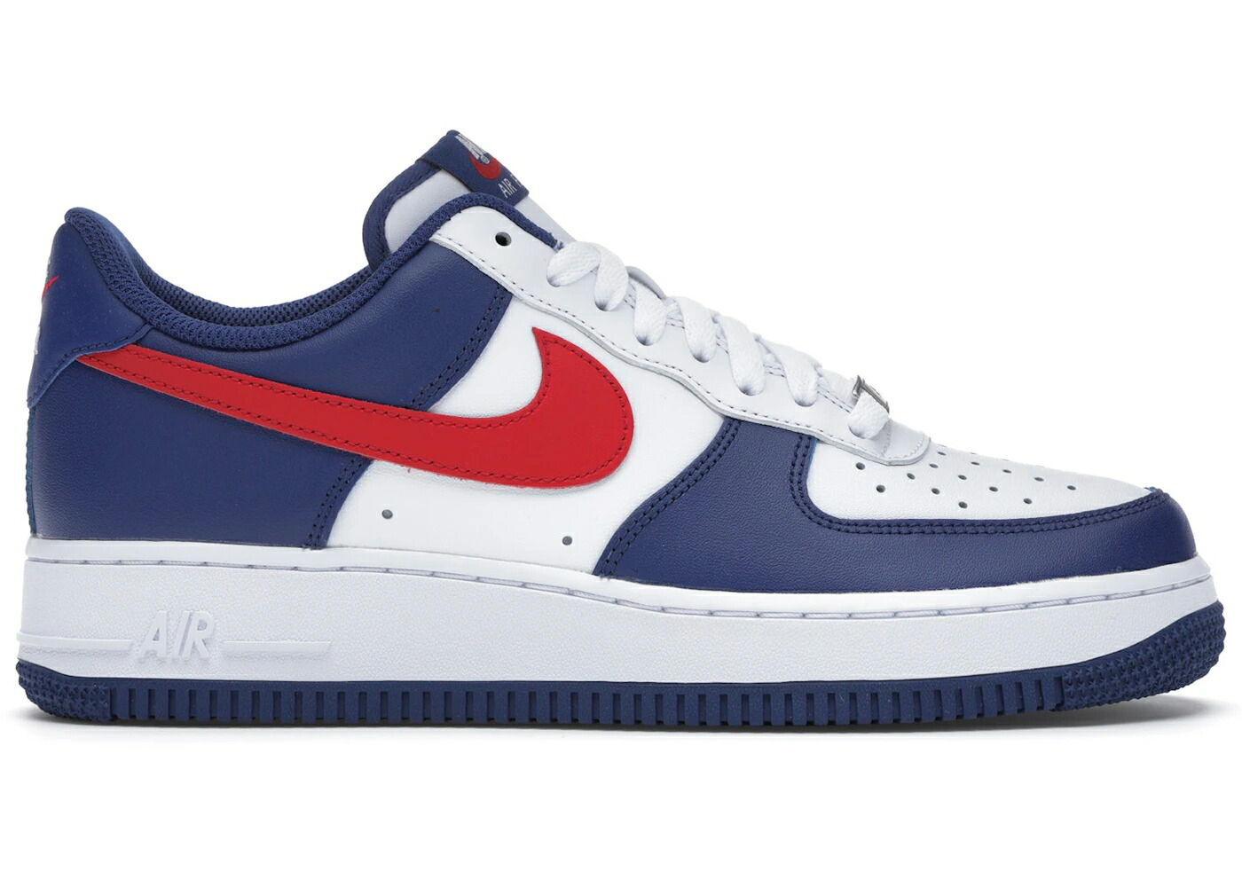 ナイキ 白色 ホワイト 赤 レッド エアフォース スニーカー メンズ NIKE AIR FORCE 1 LOW USA (2020) / WHITE VARSITY RED SPORT ROYAL