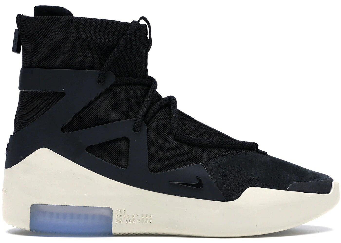 ナイキ 黒いこと 黒いこと フィアーオブゴッド スニーカー メンズ NIKE AIR FEAR OF GOD 1 BLACK / BLACK BLACK