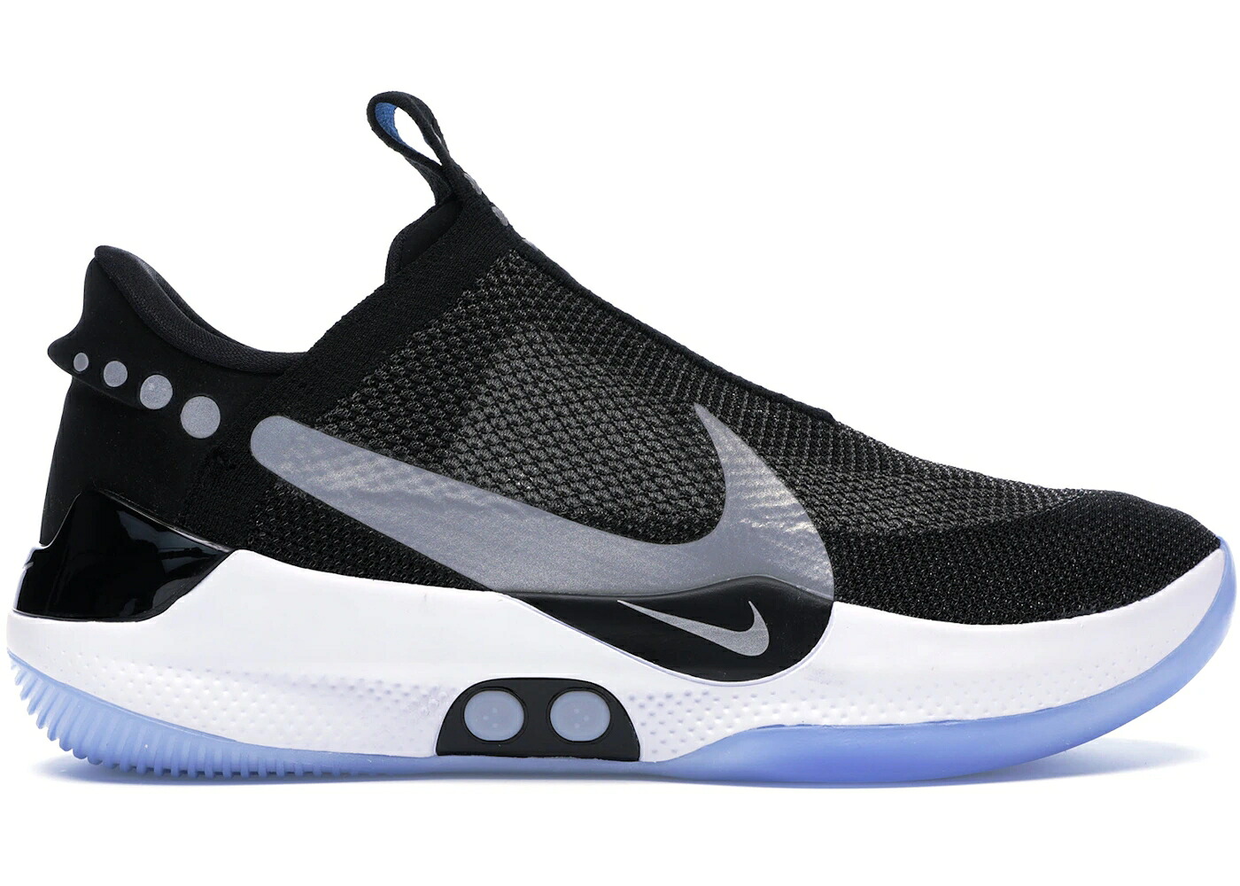 ナイキ アダプト 黒いこと 黒いこと 純然たる プラチナム 白いこと 白いこと スニーカー メンズ NIKE ADAPT BB BLACK PURE PLATINUM (US CHARGER) / BLACK WHITE PURE PLATINUM