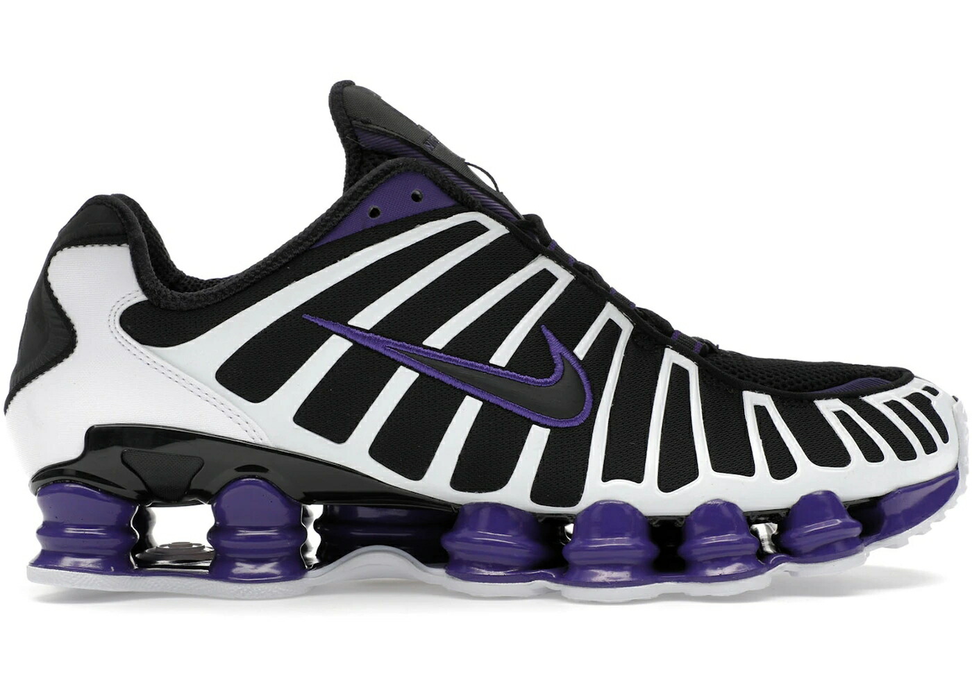 ナイキ ショックス 紫 バイオレット 白色 ホワイト 黒色 ブラック スニーカー メンズ NIKE SHOX TL PERSIAN VIOLET / PERSIAN VOLET WHITE BLACK
