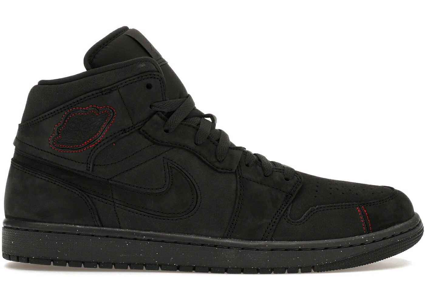 ナイキ ジョーダン ミッド 赤 赤いこと 薄墨色 薄墨色 黒いこと 黒いこと スニーカー メンズ JORDAN 1 MID SE CRAFT DARK SMOKE RED / DARK SMOKE GREY BLACK VARSITY