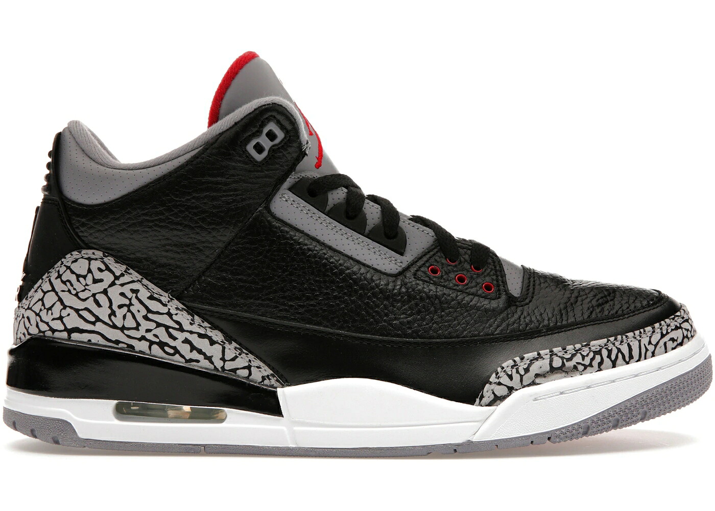 ナイキ ジョーダン 黒いこと 黒いこと 薄墨色 シメント 薄墨色 白いこと 白いこと スニーカー メンズ JORDAN 3 RETRO BLACK CEMENT (2011) / BLACK CEMENT GREY WHITE VARSITY