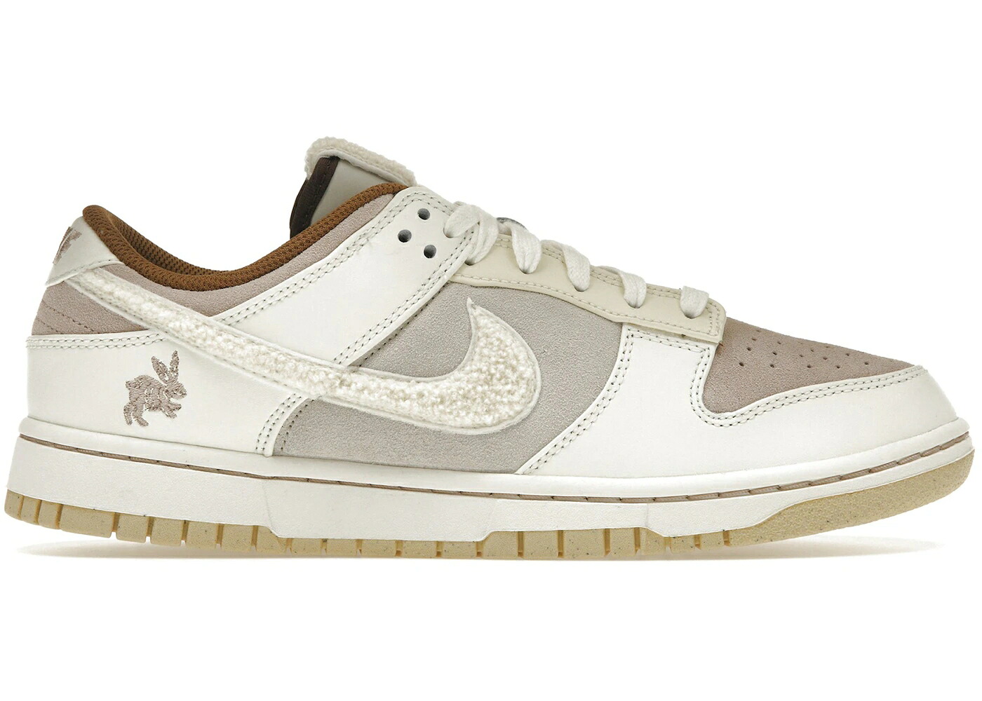 ナイキ ダンク ダンクロー スニーカー メンズ NIKE DUNK LOW RETRO PRM YEAR OF THE RABBIT FOSSIL STONE (2023) / FOSSIL STONE COCONUT MILK SAIL 靴-スニーカー-メンズ靴