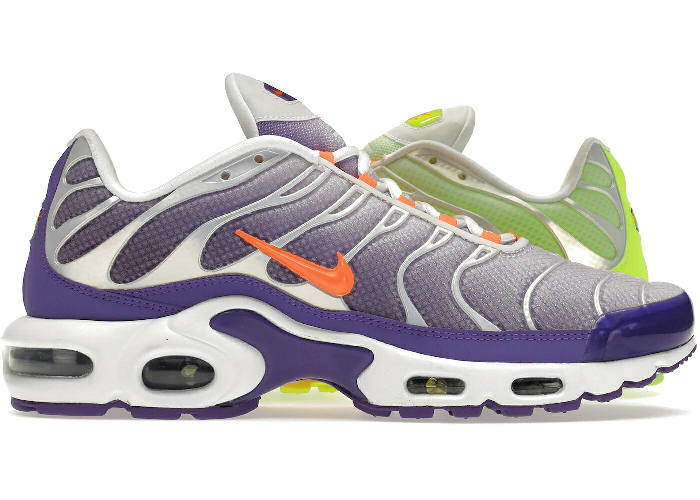 ナイキ マックス 白いこと 白いこと 橙 オレンジ色 エアマックスプラス スニーカー メンズ NIKE AIR MAX PLUS COLOR FLIP PACK GRAPE / HYPER GRAPE WHITE VOLT ORANGE