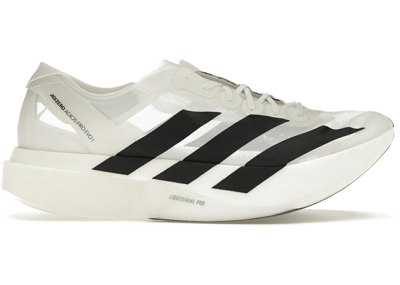 アディダス アディゼロ アディオス プロ 白色 ホワイト 黒色 ブラック スニーカー メンズ ADIDAS ADIZERO ADIOS PRO EVO 1 WHITE BLACK / WHITE BLACK CRYSTAL WHITE