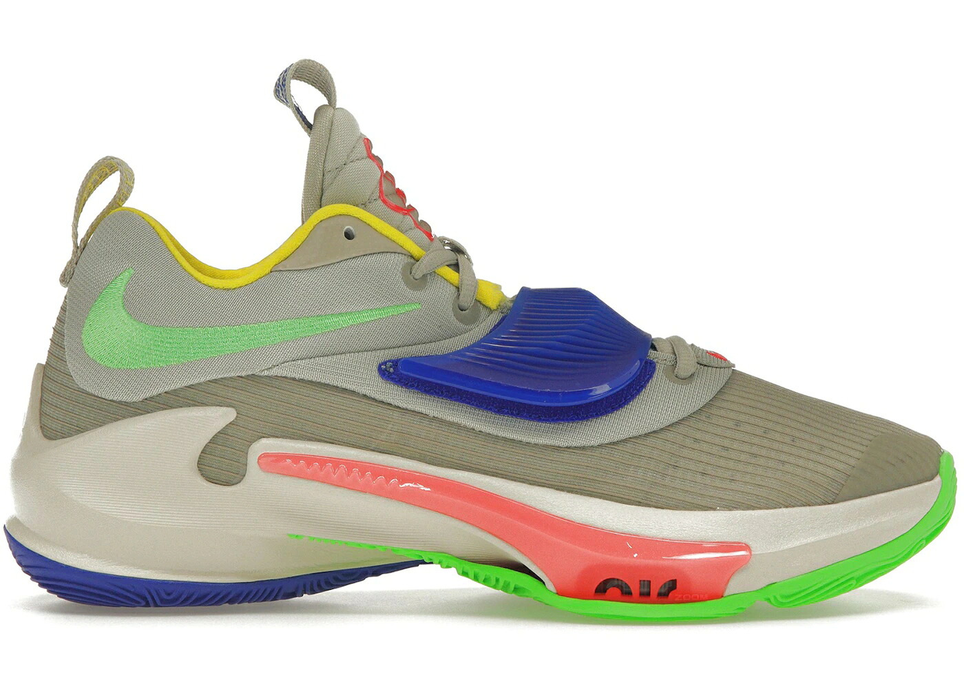 ナイキ 望遠レンズ クリムゾン 望遠レンズフリーク スニーカー メンズ NIKE ZOOM FREAK 3 PRIMARY COLORS / LIGHT STONE BRIGHT CRIMSON RACER スニーカー-メンズ靴