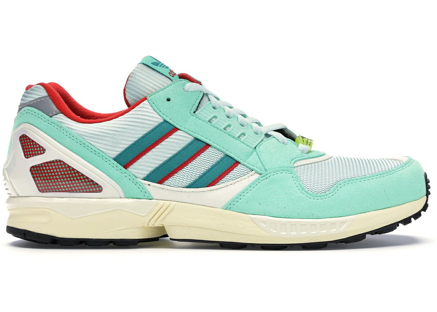 アディダス トルション スニーカー メンズ ADIDAS ZX 9000 30 YEARS OF TORSION / MINT SCARLET