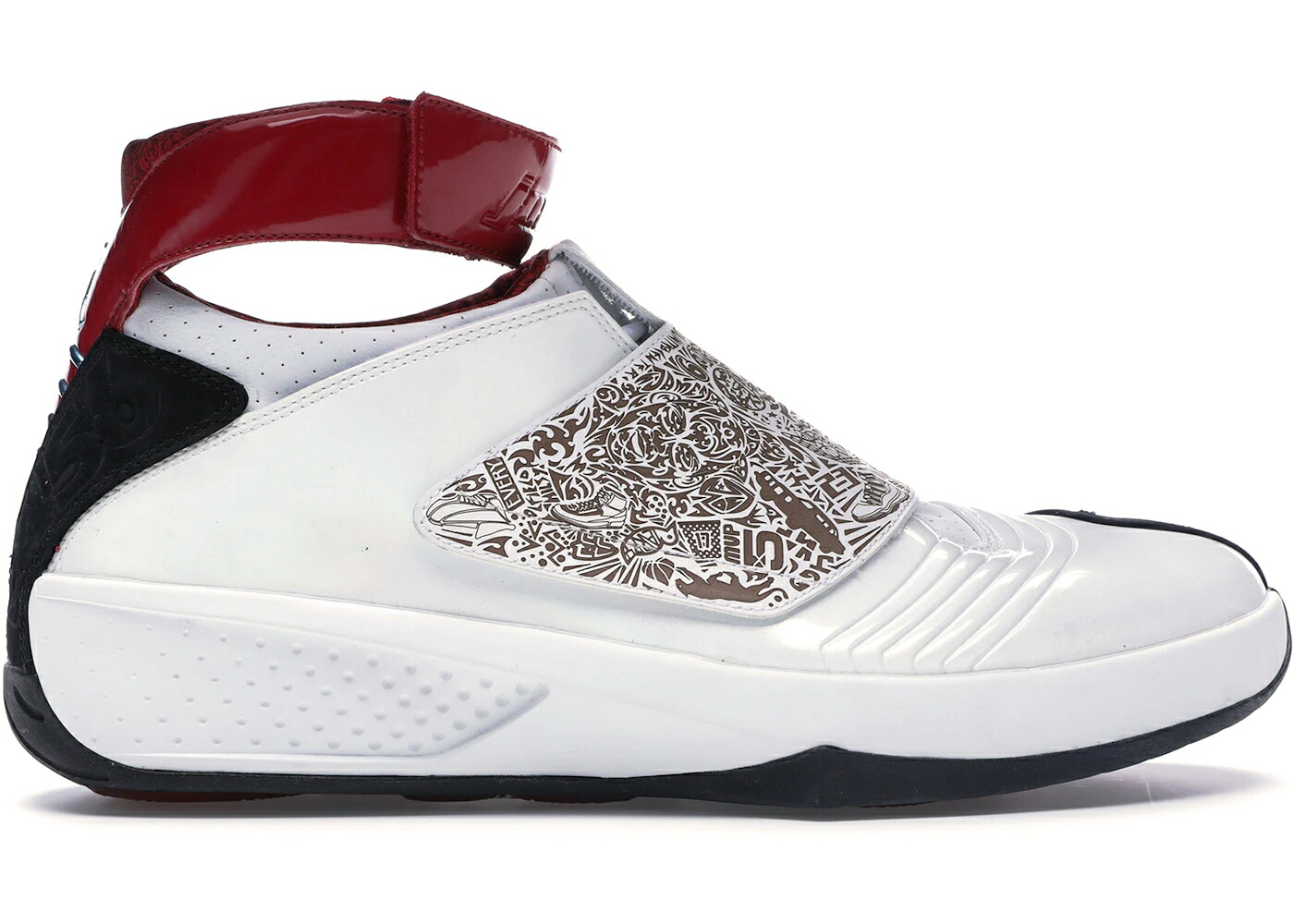 ナイキ ジョーダン 白いこと 白いこと レーザ 赤 赤いこと 黒いこと 黒いこと スニーカー メンズ JORDAN 20 OG WHITE LASER / WHITE VARSITY RED BLACK