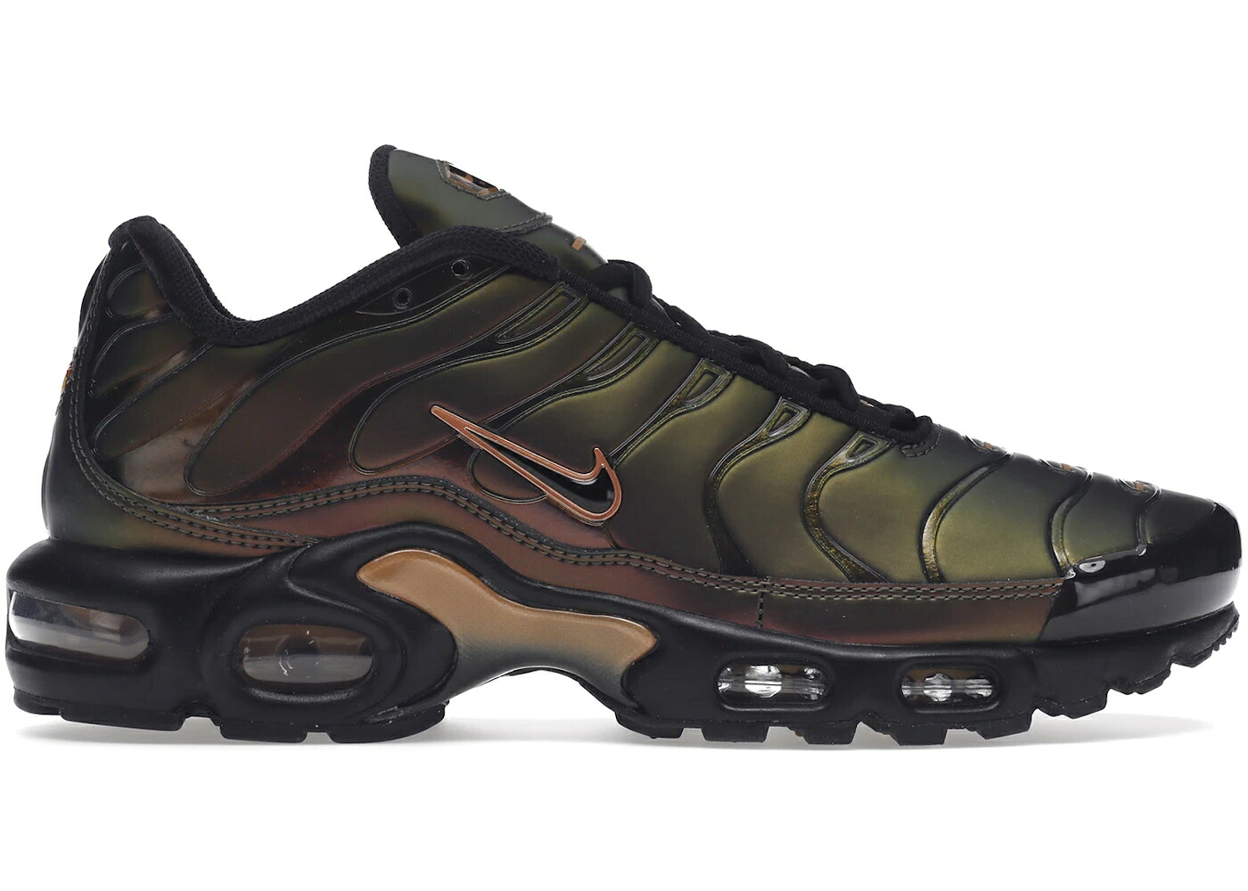ナイキ マックス 黒色 ブラック 銅色 コッパー エアマックスプラス スニーカー メンズ NIKE AIR MAX PLUS OG SCARAB (2022) / BLACK METALLIC COPPER METALLIC|スニケス