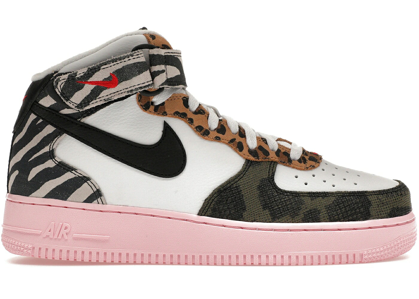 ナイキ ミッド ウォーク 白色 ホワイト ピンク エアフォース '07 WOMEN'S スニーカー レディース NIKE AIR FORCE 1 MID TUNNEL WALK (WOMEN'S) / WHITE MEDIUM SOFT PINK