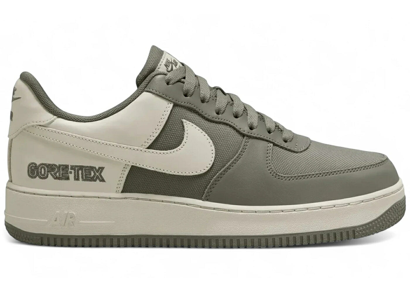 ナイキ ゴアテックス アーミー エアフォース スニーカー メンズ NIKE AIR FORCE 1 LOW GORE-TEX LIGHT ARMY BONE / LIGHT ARMY LIGHT BONE