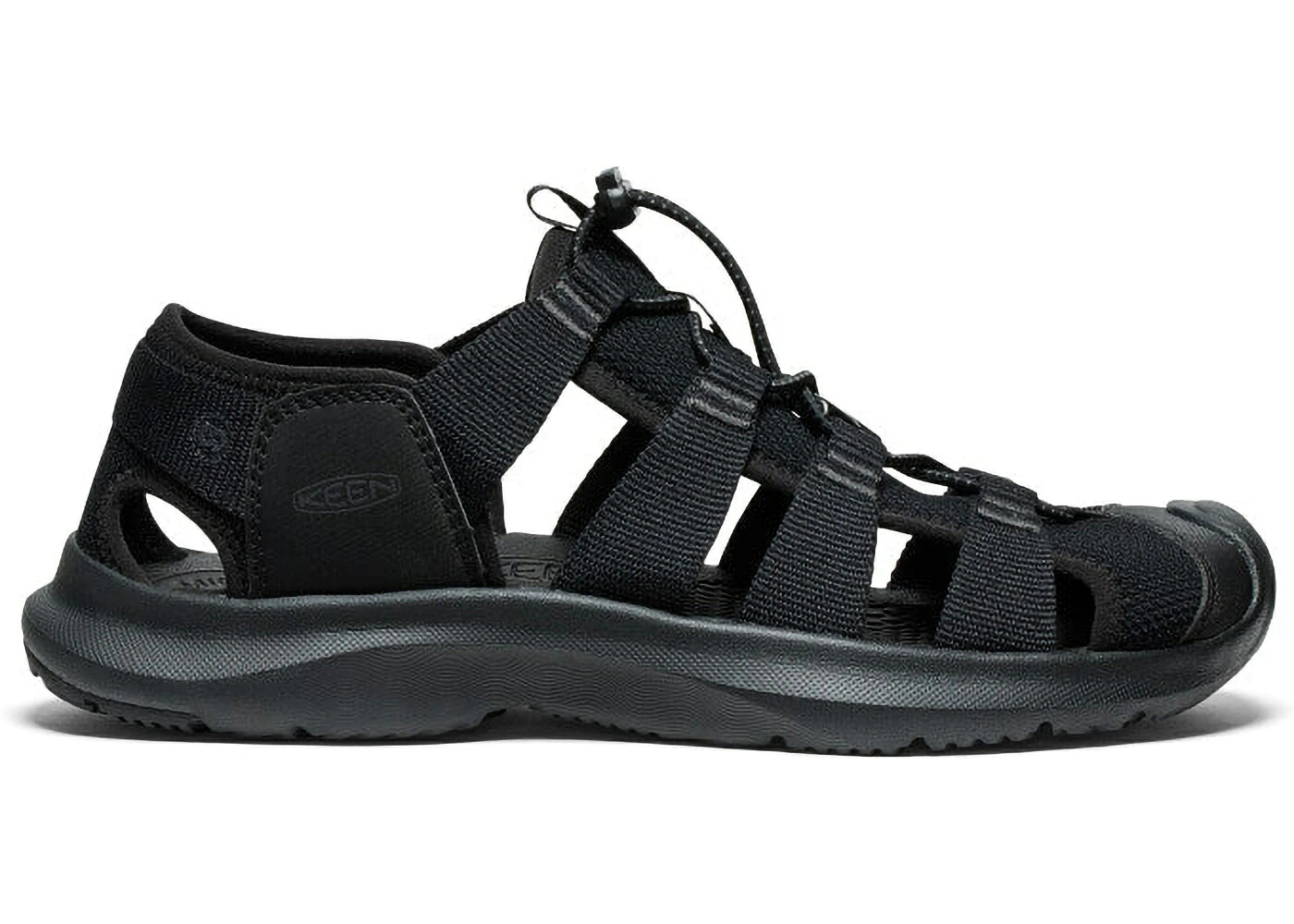 キーン 黒色 ブラック スニーカー メンズ KEEN SEANIK H2 SANDAL BLACK MAGNET / BLACK MAGNET