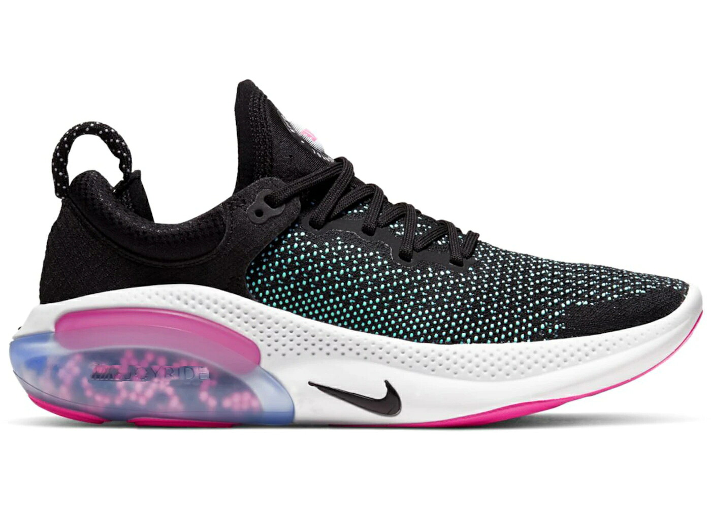 ナイキ ラン フライニット 黒色 ブラック ピンク ブラスト ピュア プラチナム WOMEN'S スニーカー レディース NIKE JOYRIDE RUN FLYKNIT BLACK PINK BLAST (WOMEN'S) / BLACK PINK BLAST PURE PLATINUM｜スニケス