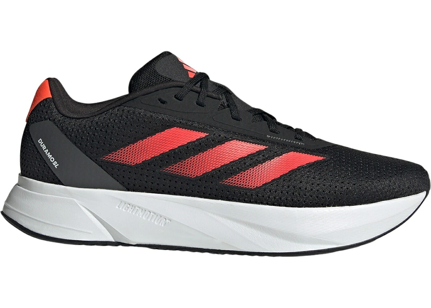 アディダス コア 黒色 ブラック 赤 レッド 灰色 グレー スニーカー メンズ ADIDAS DURAMO SL CORE BLACK SOLAR RED GREY / CORE BLACK SOLAR RED GREY SIX
