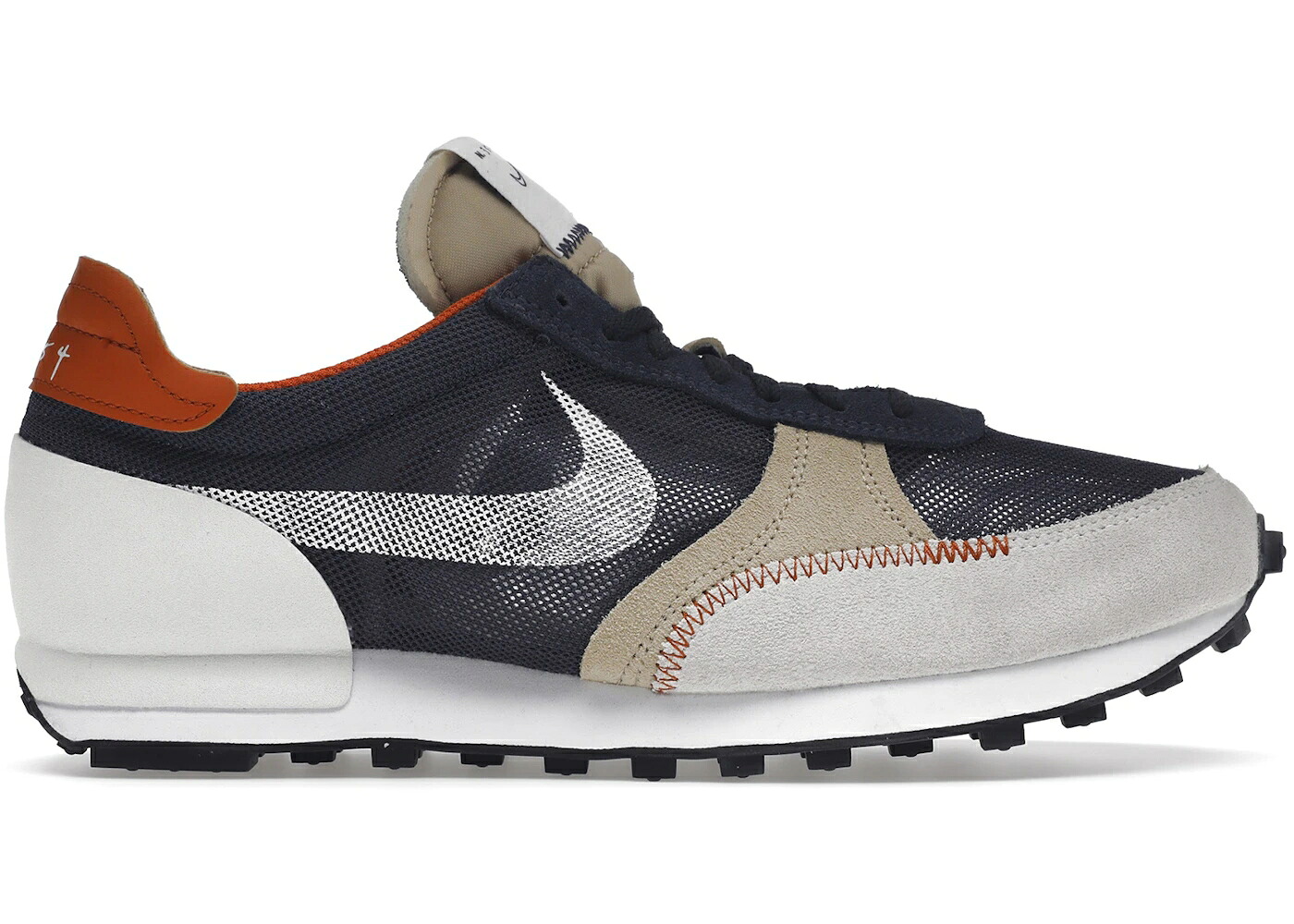 ナイキ 紺色 ネイビー 橙 オレンジ サンダー 青色 ブルー 白色 ホワイト スニーカー メンズ NIKE DBREAK-TYPE NAVY SAIL ORANGE / THUNDER BLUE SAIL GRAIN WHITE｜スニケス