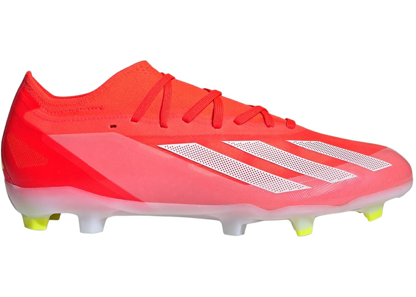 アディダス プロ 赤 レッド 白色 ホワイト チーム 黄色 イエロー スニーカー メンズ ADIDAS CRAZYFAST PRO FG SOLAR RED CLOUD WHITE TEAM YELLOW / SOLAR RED CLOUD WHITE TEAM SOLAR