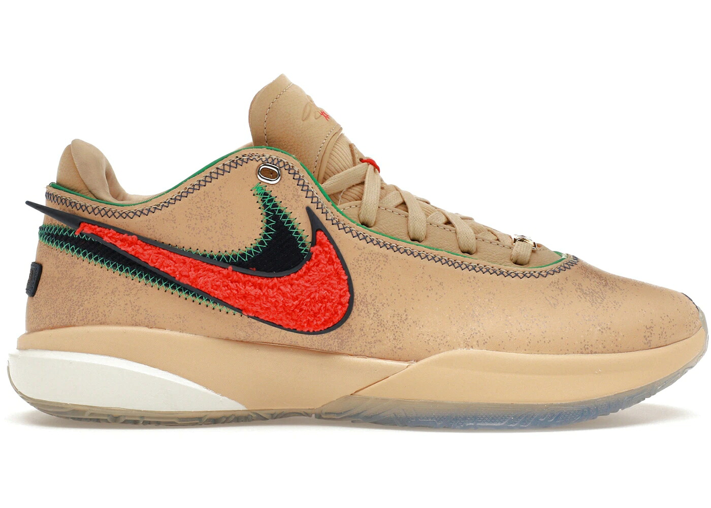 ナイキ レブロン クリムゾン スニーカー メンズ NIKE LEBRON 20 FOUR HORSEMEN SESAME / SESAME LIGHT CRIMSON SAIL