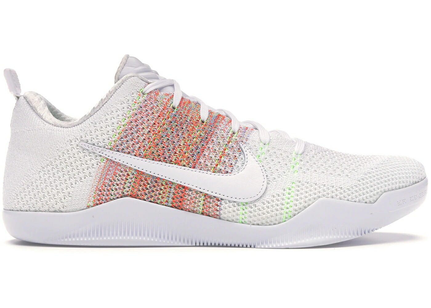 ナイキ コービー エリート 白色 ホワイト スニーカー メンズ NIKE KOBE 11 ELITE LOW 4KB / WHITE MULTICOLOR