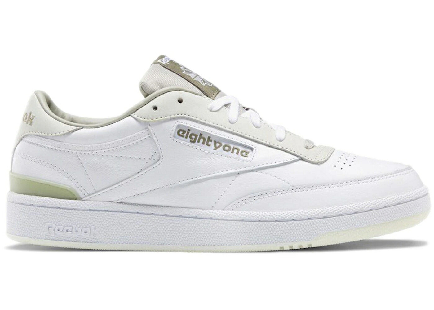 リーボック 野球クラブ 白いこと 白いこと 砂色 真砂 カーキ スニーカー メンズ REEBOK CLUB C 85 EIGHTYONE WHITE SAND / WHITE SAND STONE KHAKI