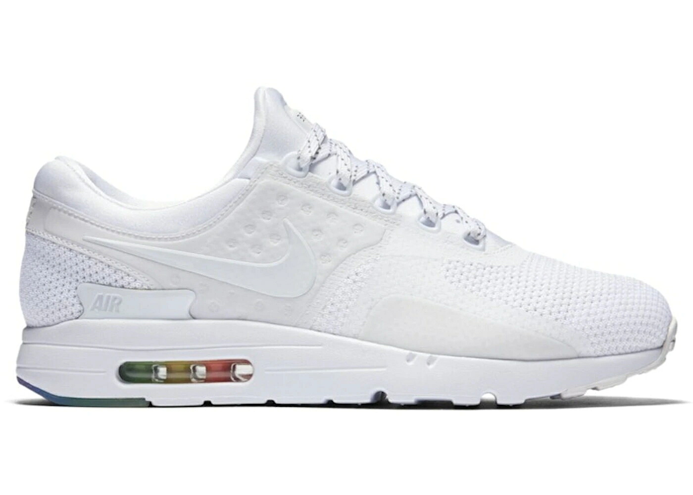 ナイキ マックス ゼロ 白色 ホワイト ピュア プラチナム エアマックス スニーカー メンズ NIKE AIR MAX ZERO BE TRUE / WHITE WHITE PURE PLATINUM|スニケス