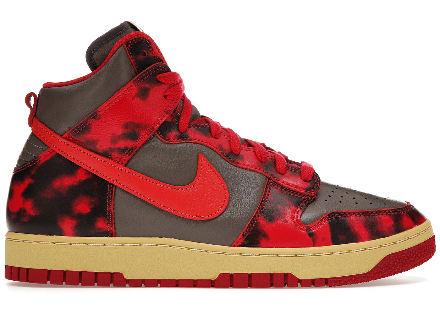 ナイキ ダンク ご機嫌 赤 赤いこと 赤銅色 赤銅色 ダンクハイ スニーカー メンズ NIKE DUNK HIGH 1985 RED ACID WASH / RED BROWN BUTTER
