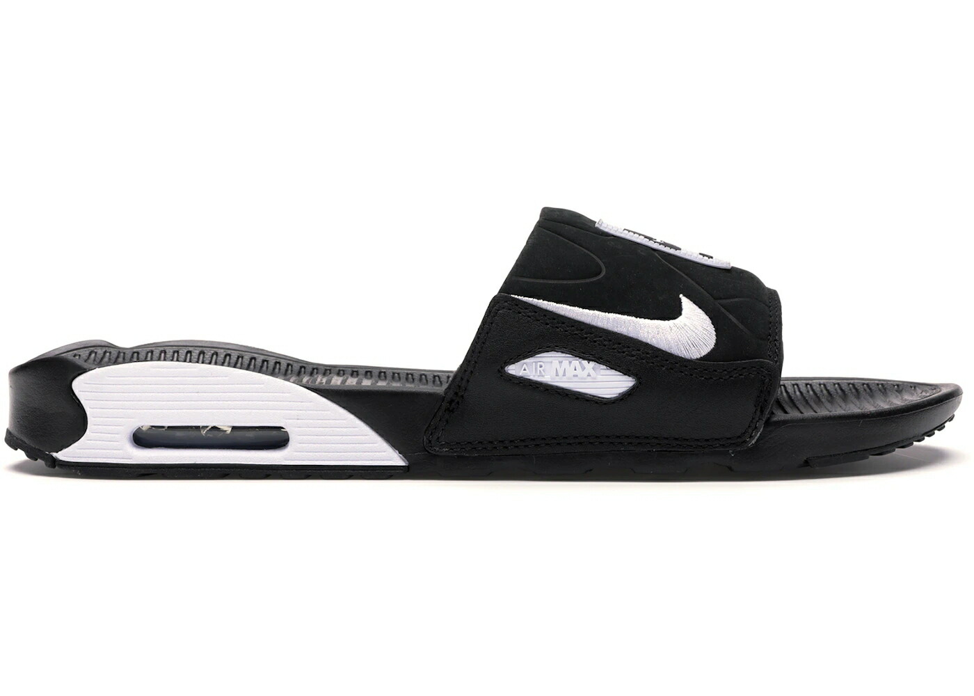 ナイキ マックス サンダル 黒いこと 黒いこと 白いこと 白いこと 大気圏マックス スニーカー メンズ NIKE AIR MAX 90 SLIDE BLACK WHITE / BLACK WHITE