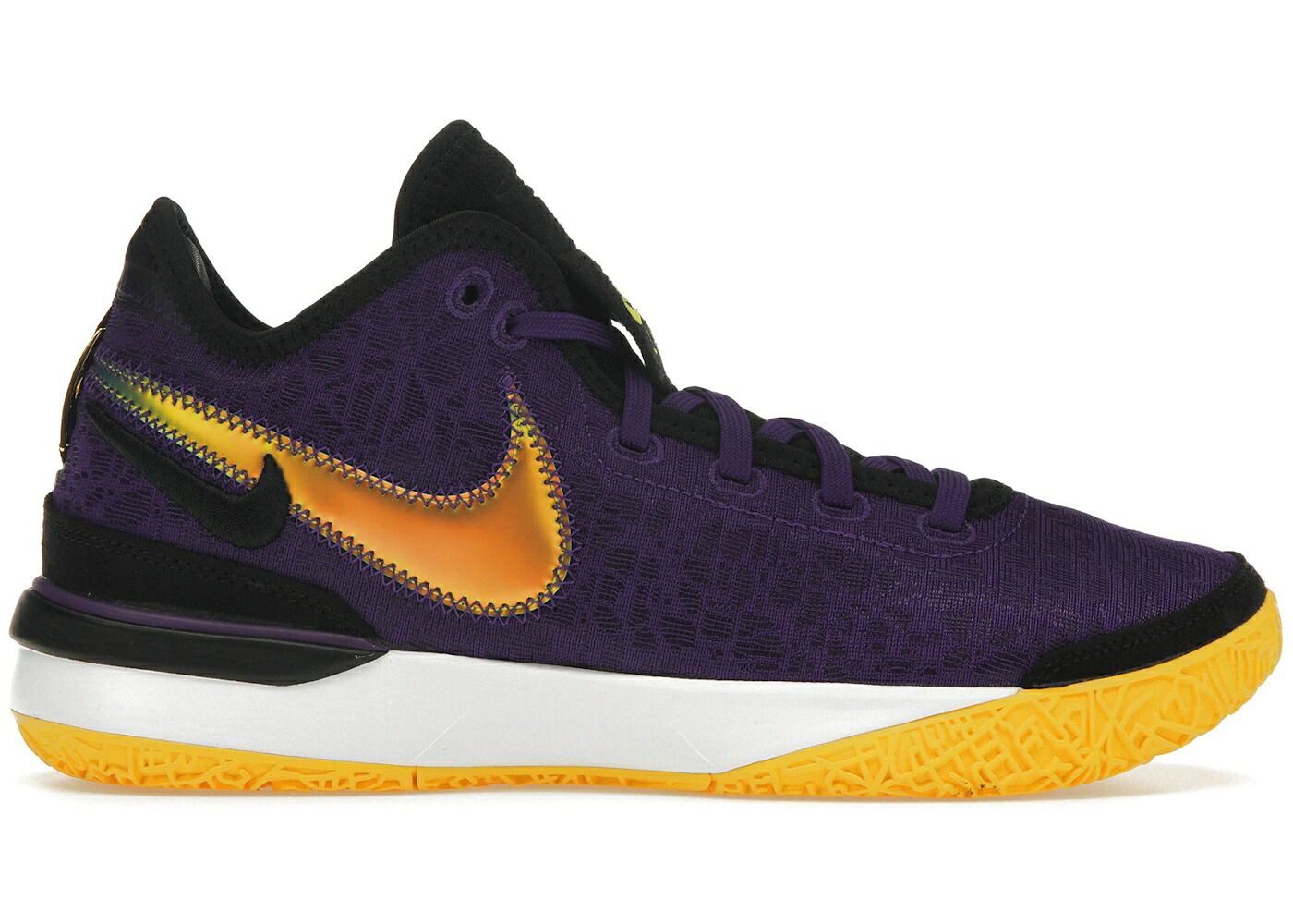 ナイキ 望遠レンズ レブロン レイカーズ 厚地の外套 紫 パープル スニーカー メンズ NIKE ZOOM LEBRON NXXT GEN LAKERS / COURT PURPLE LIGHT THISTLE