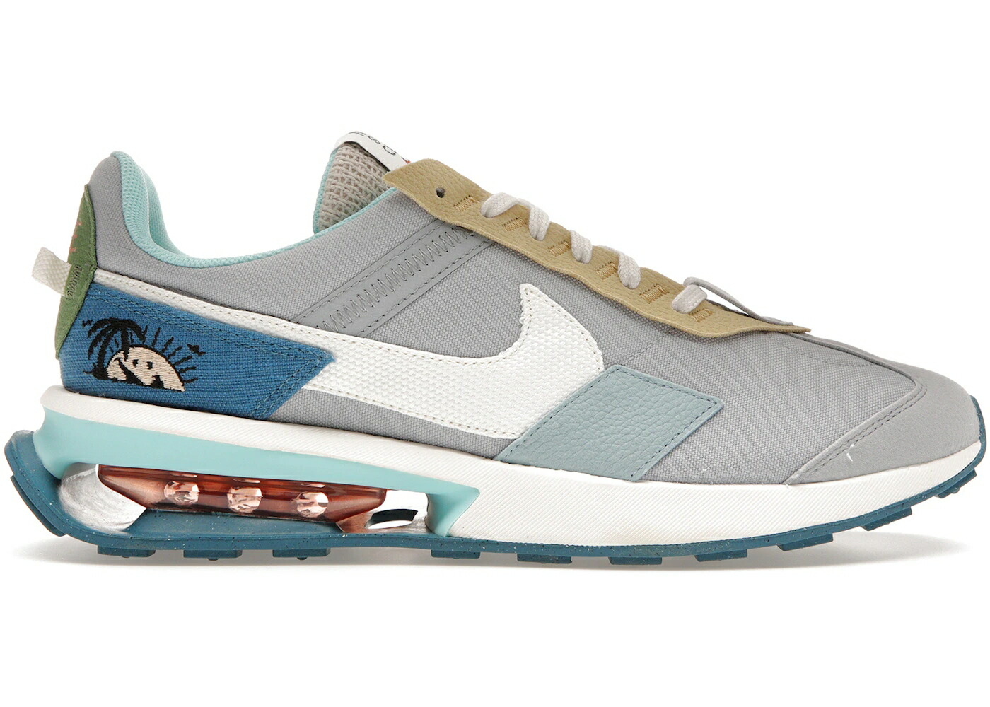 ナイキ マックス クラブ 灰色 グレー リフト 青色 ブルー ウィート エアマックス スニーカー メンズ NIKE AIR MAX PRE-DAY SE SUN CLUB WOLF GREY / WOLF GREY RIFT BLUE WHEAT GRASS