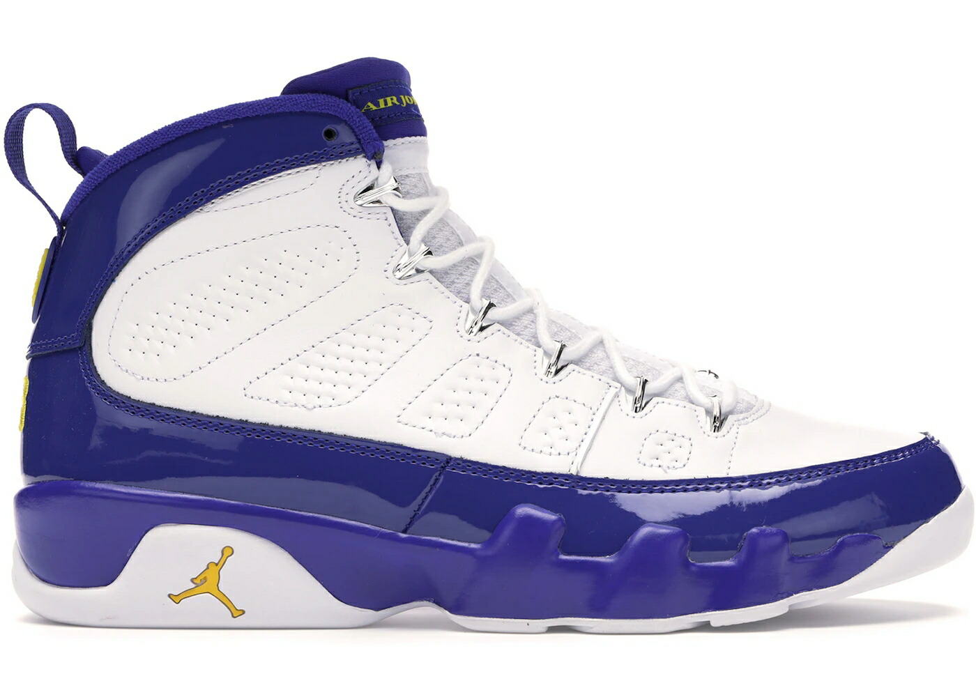 ナイキ ジョーダン コービー ブライアント 白色 ホワイト コンコルド コンコード 黄色 イエロー スニーカー メンズ JORDAN 9 RETRO KOBE BRYANT PE / WHITE CONCORD TOUR YELLOW
