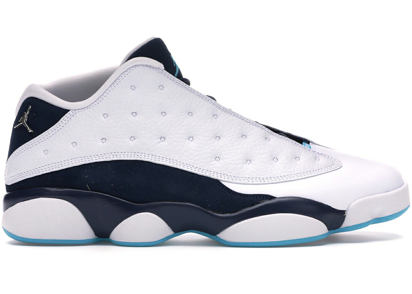 ナイキ ジョーダン サーティーン ホーネッツ 白色 ホワイト 銀色 シルバー スニーカー メンズ JORDAN 13 RETRO LOW HORNETS / WHITE METALLIC SILVER MIDNIGHT