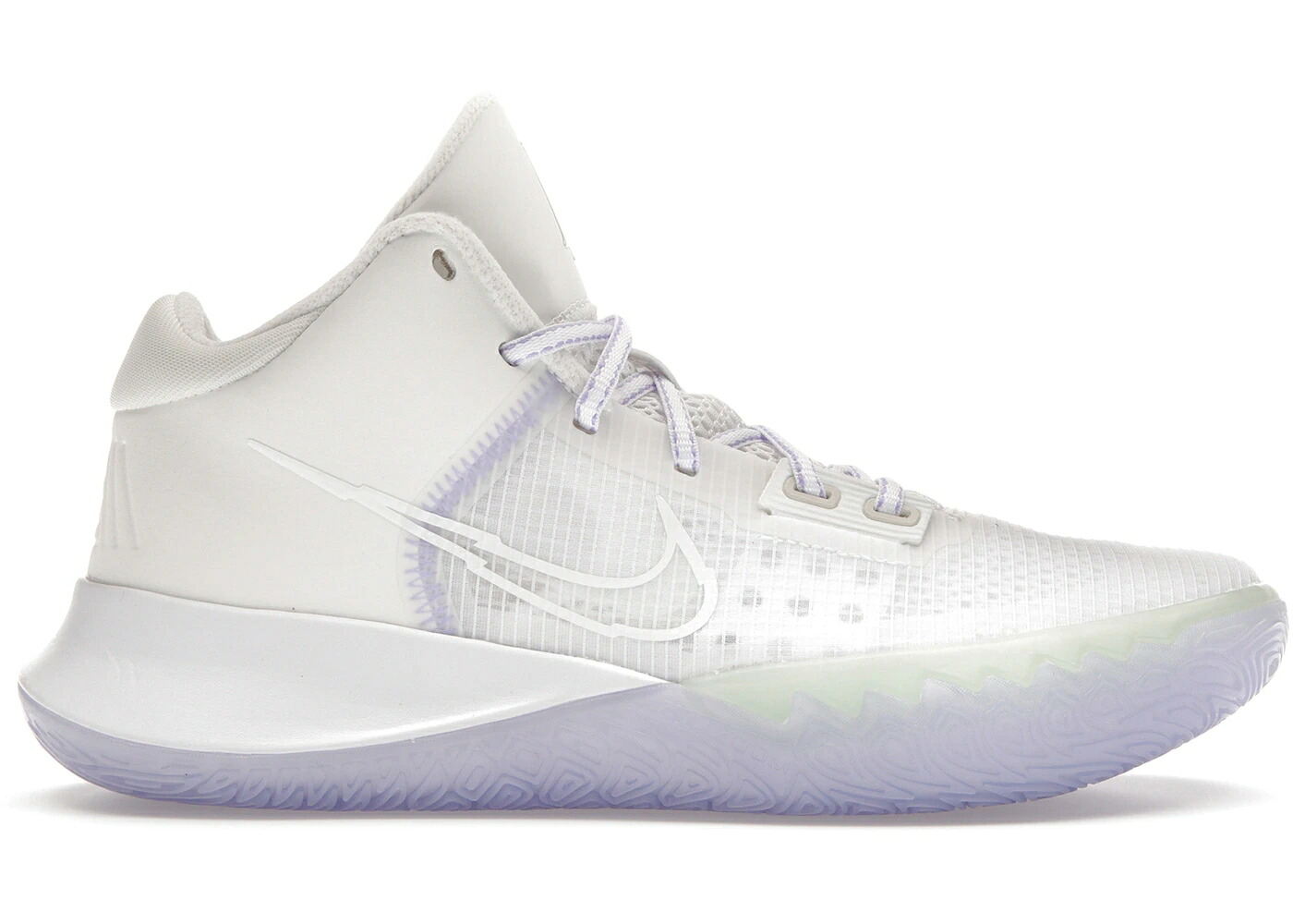 ナイキ カイリー 飛翔さあ美 白いこと 白いこと 紫 パープル スニーカー メンズ NIKE KYRIE FLYTRAP 4 WHITE PURPLE PULSE / SUMMIT WHITE PHOTON DUST PURPLE