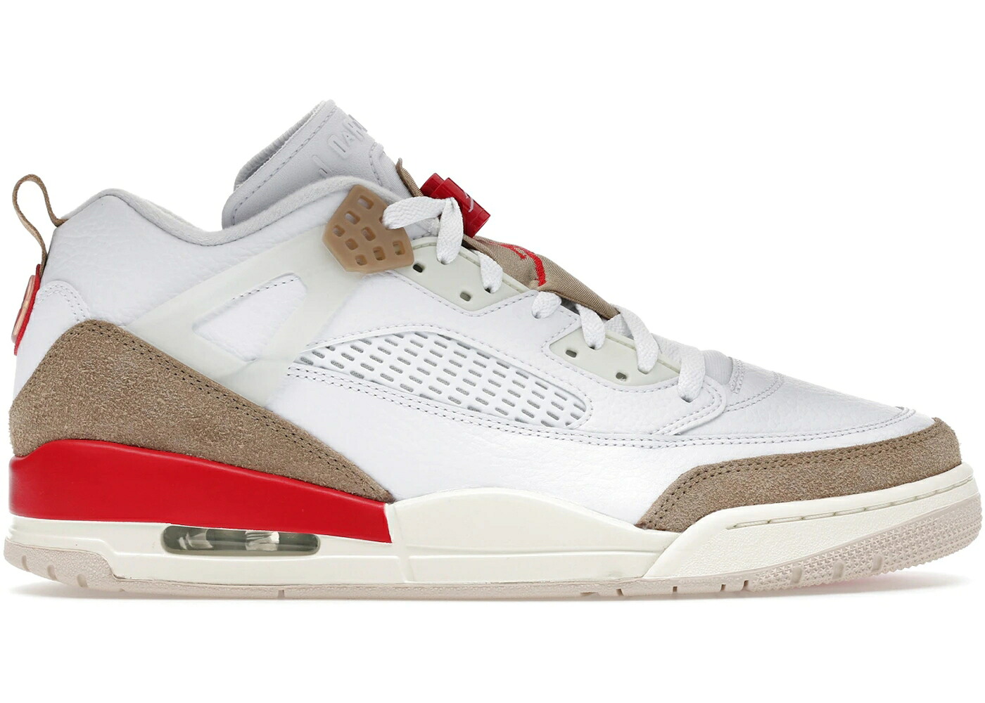 ナイキ ジョーダン 白いこと 白いこと 間鴨柄 火の手 赤 赤いこと スニーカー メンズ JORDAN SPIZIKE LOW WHITE DESERT CAMO / WHITE DESERT CAMO SAIL FIRE RED