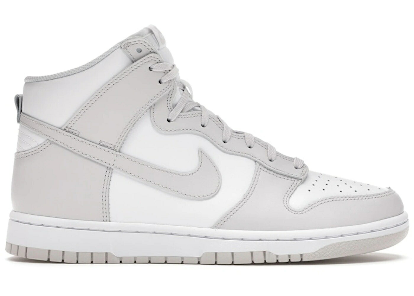 ナイキ ダンク ハイ 白色 ホワイト 灰色 グレー ダンクハイ スニーカー メンズ NIKE DUNK HIGH RETRO WHITE VAST GREY / WHITE VAST GREY
