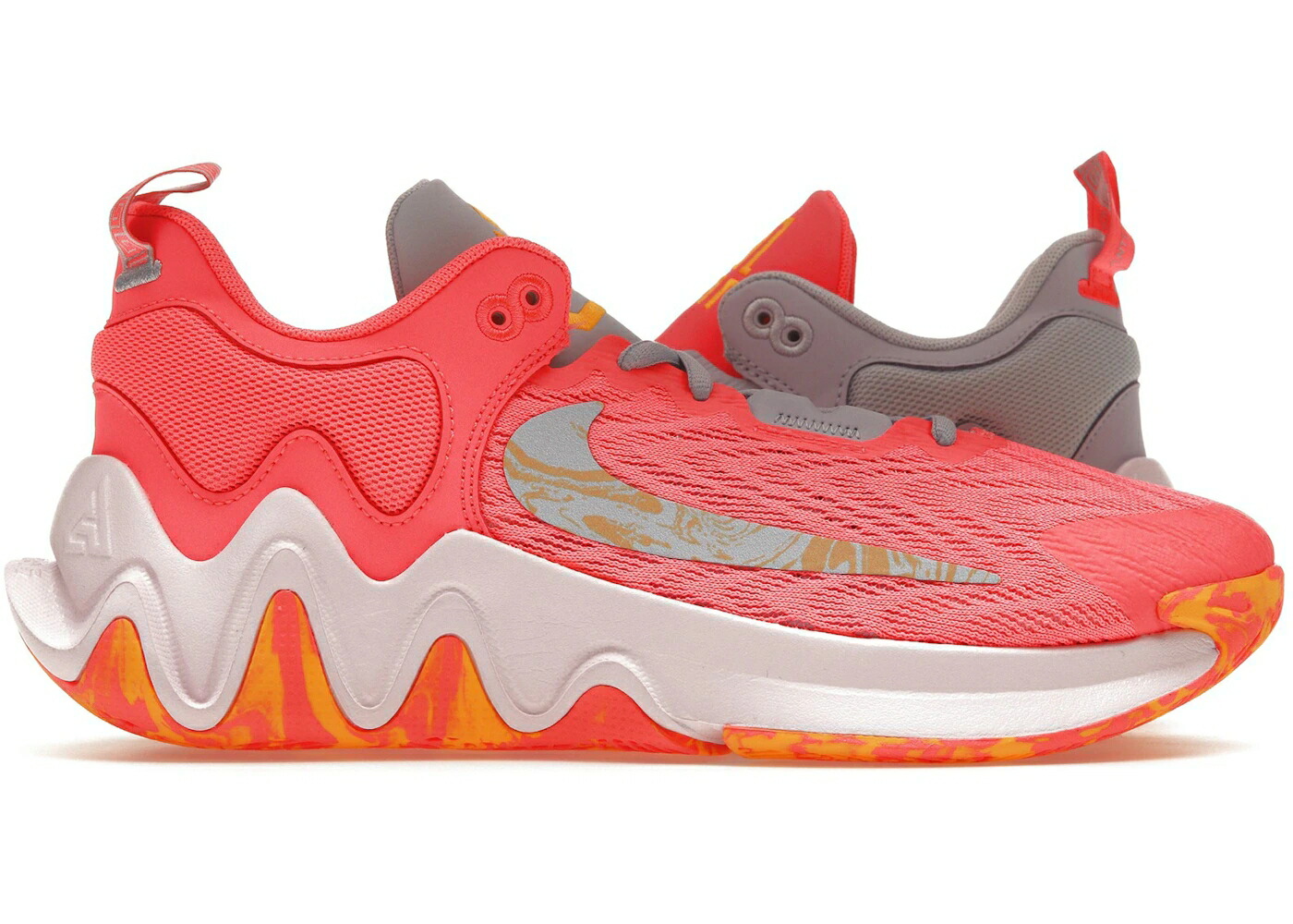 ナイキ レーザー 橙 オレンジ スニーカー メンズ NIKE GIANNIS IMMORTALITY 2 SMOOTHIE / HOT PUNCH LASER ORANGE OXYGEN