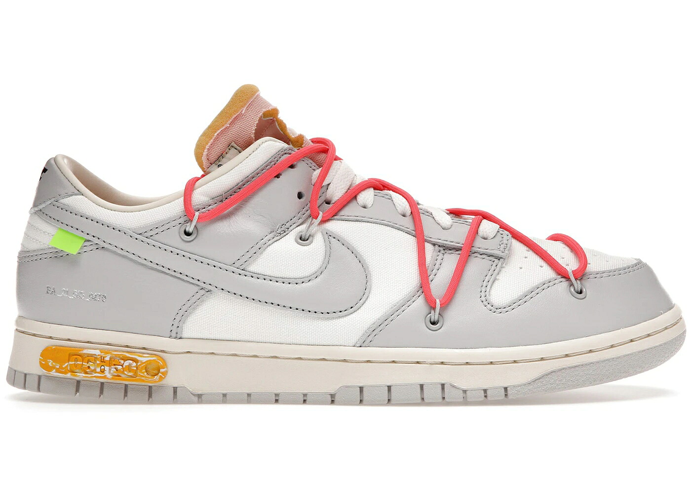 ナイキ ダンク オフホワイト 灰色 グレー ダンクロー スニーカー メンズ NIKE DUNK LOW OFF-WHITE LOT 6 / SAIL NEUTRAL GREY